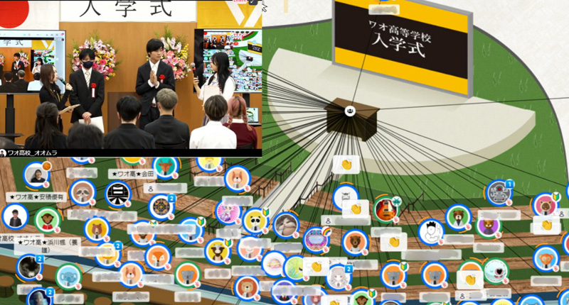 在校生が運営！ 入学式